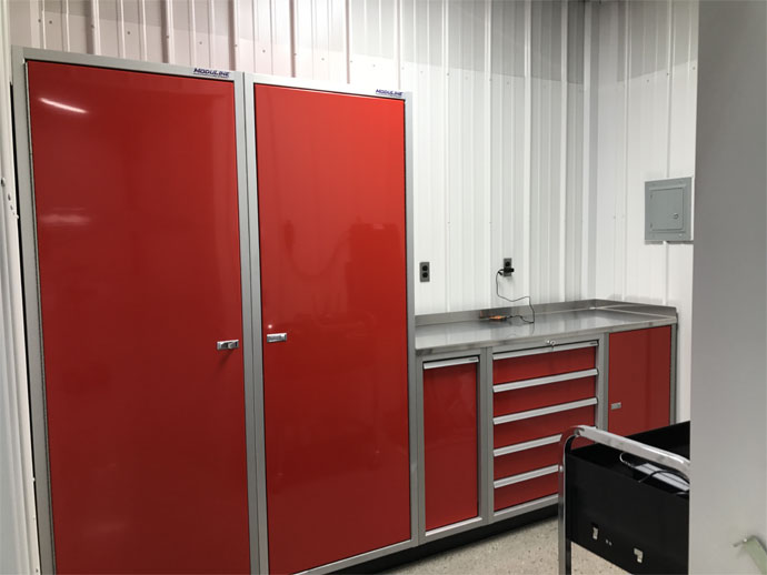 Viskup Aluminum Garage Cabinets