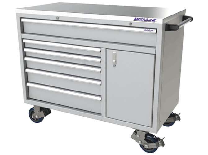 QuikDraw 48″ Aluminum Tool Box With Big Drawer