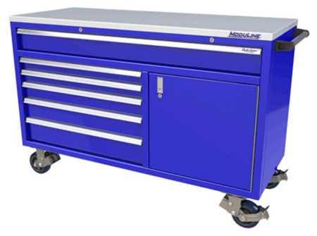 Moduline Blue 60 wide aluminum tool box