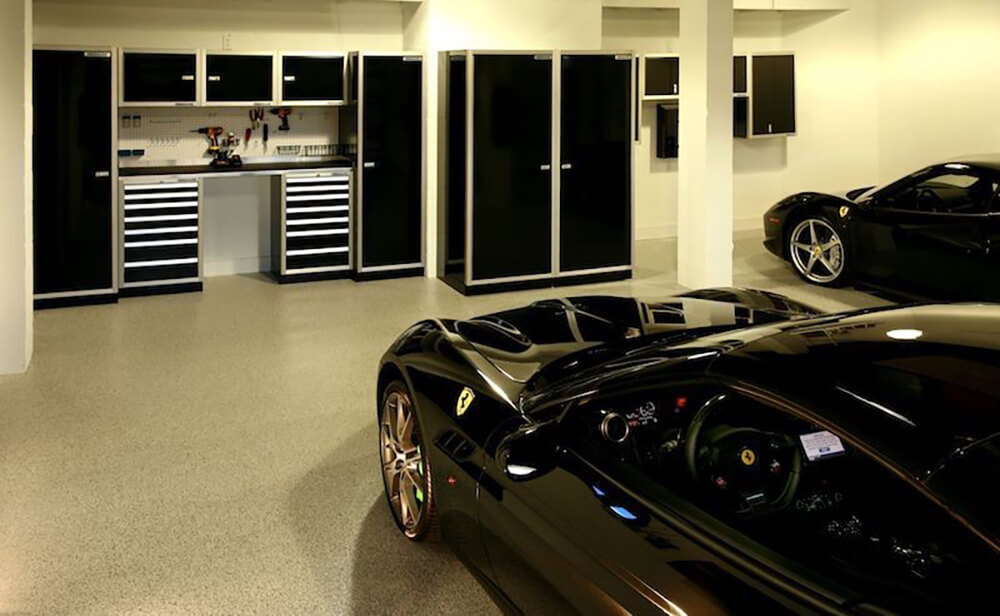 Ferrari Garage Cabinet Installation