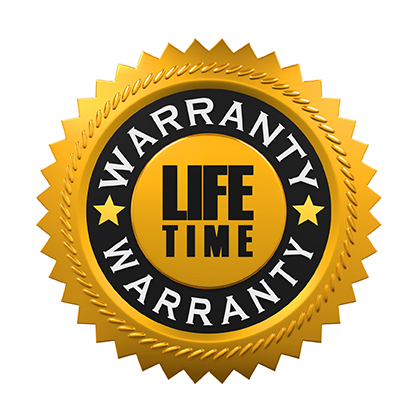 Lifetime Warranty Sign
