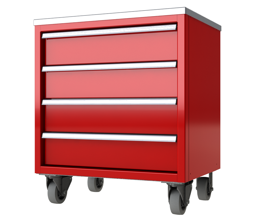 Rolling 4-Drawer Toolbox