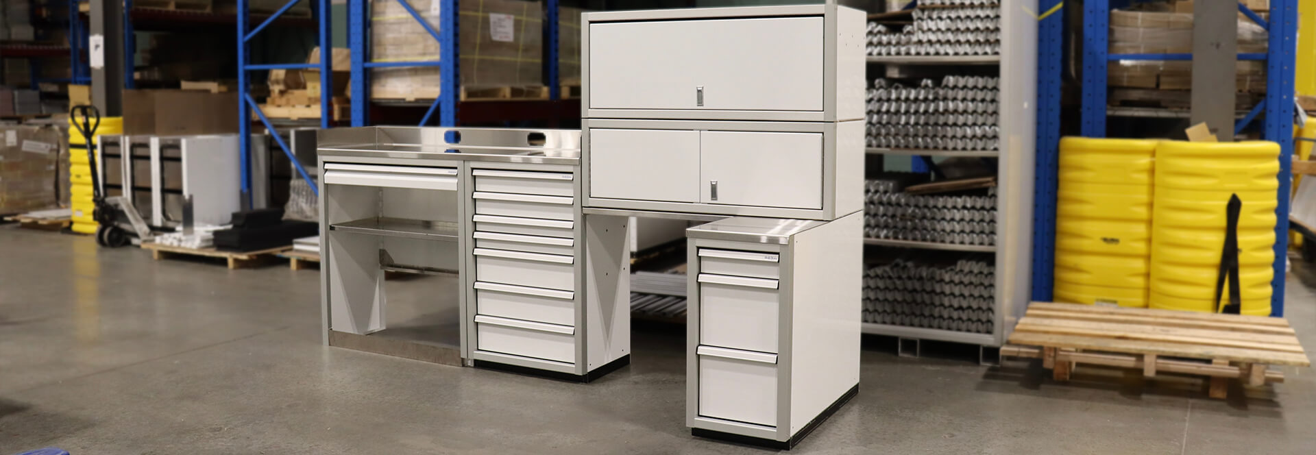 White OEM Industry Cabinets