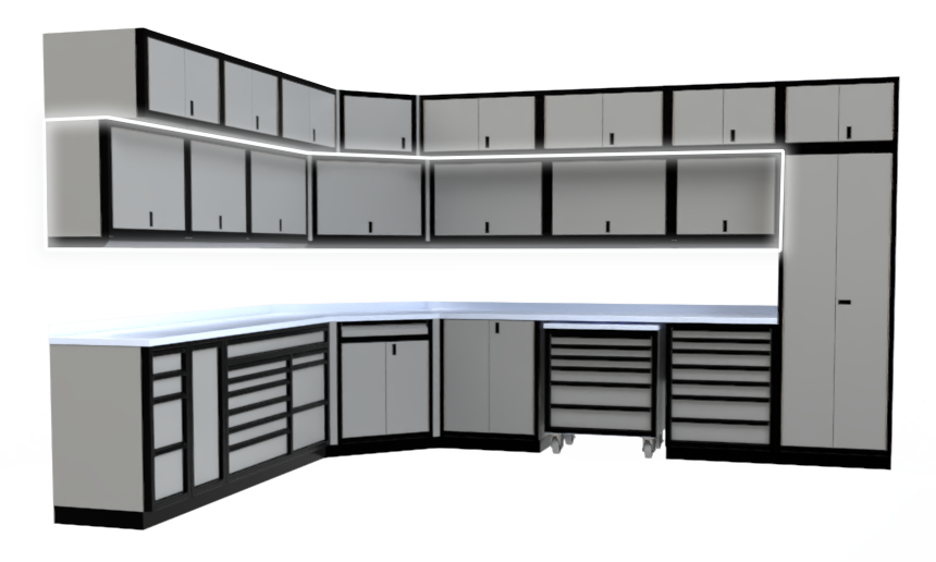 Black Gray Overhead