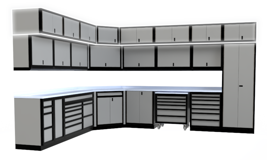 Black Gray Stacker