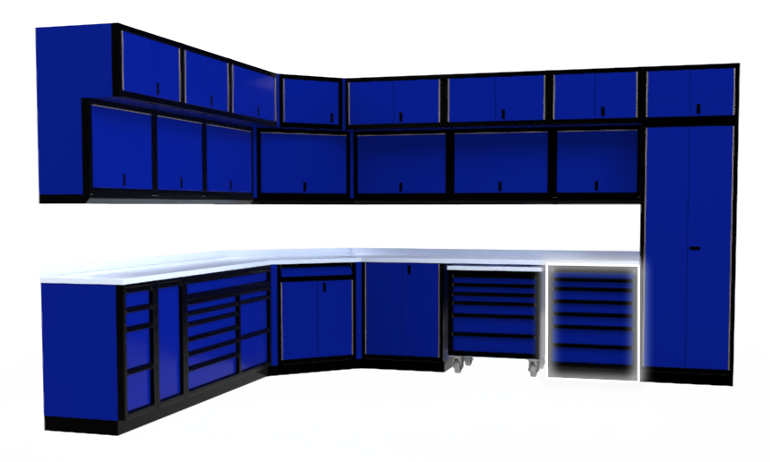 Black MBlue Drawer