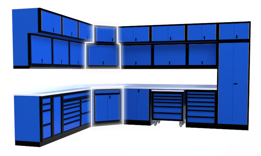 Black RBlue Corner