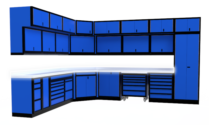 Black RBlue Countertop