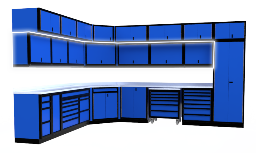 Black RBlue Overhead