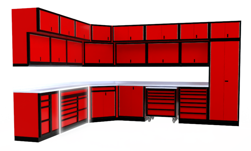 Black Red Big Drawer