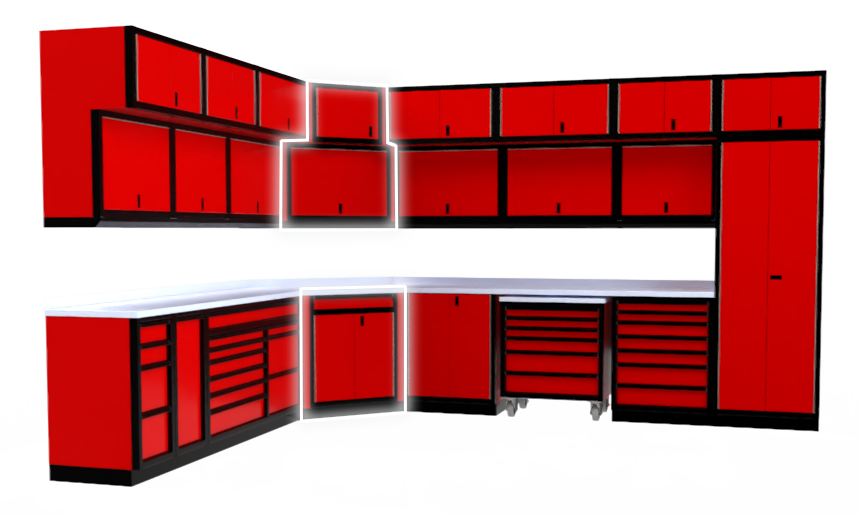 Black Red Corner