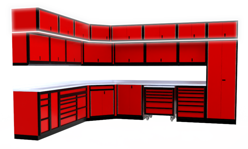 Black Red Stacker