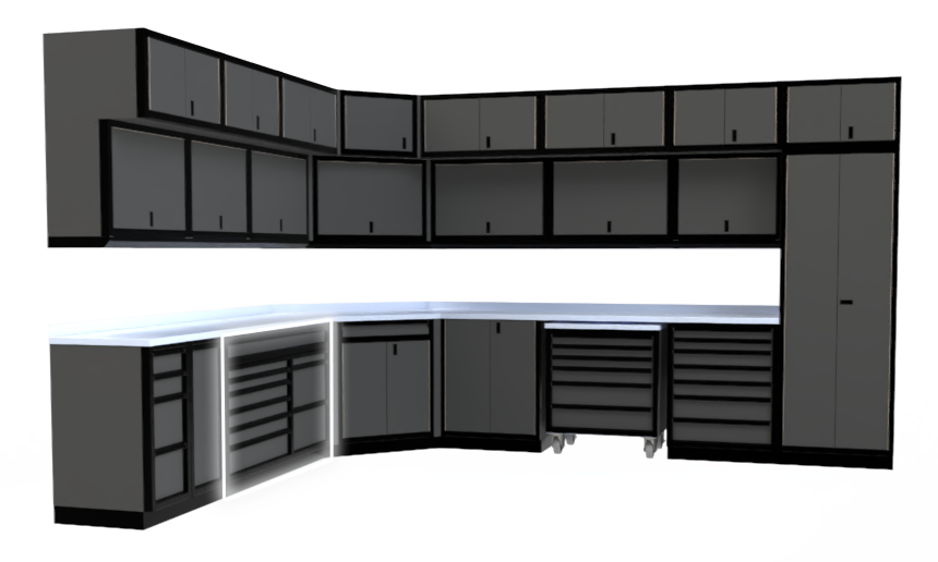 Black TGray Big Drawer