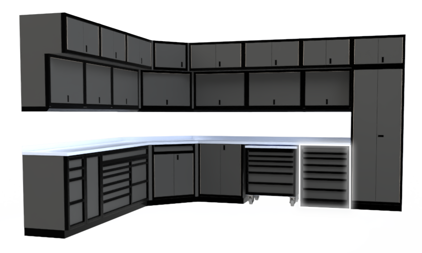 Black TGray Drawer