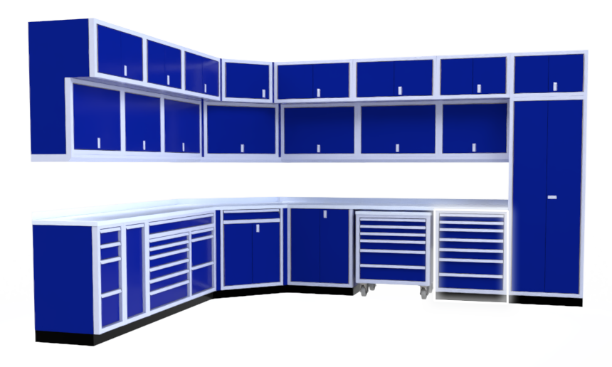 Clear MBlue Drawer
