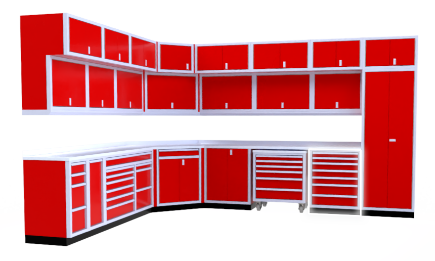 Clear Red Drawer