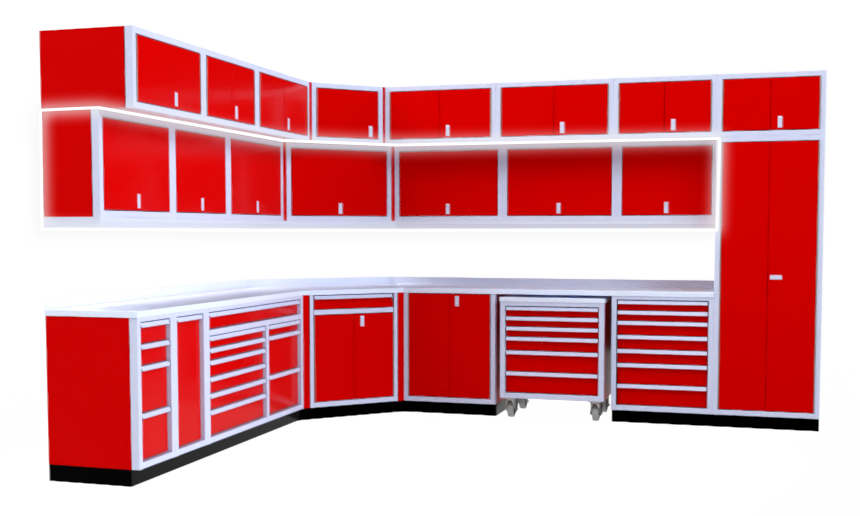 Clear Red Overhead