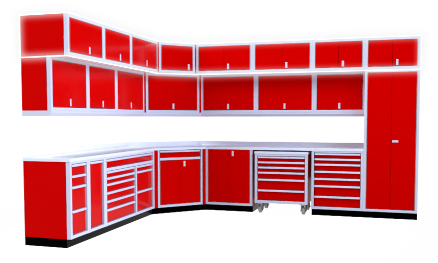 Clear Red Stacker