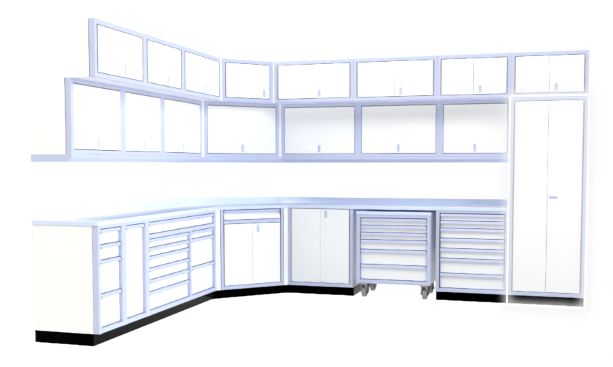 Clear White Closet
