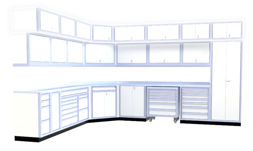 Clear White Stacker